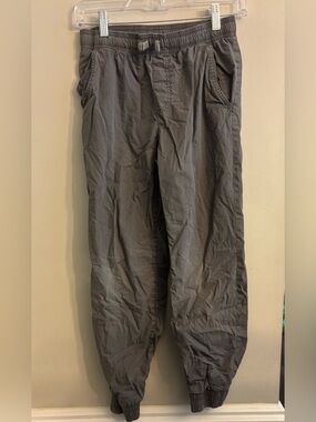 Boy’s Gray Elastic-Waist Jogger Pants